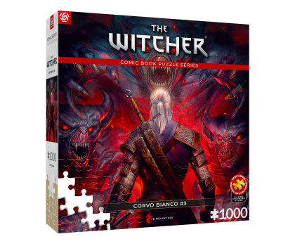 Puzzle z gier Good Loot Comic Book Puzzle: The Witcher (Wiedźmin) Corvo Bianco